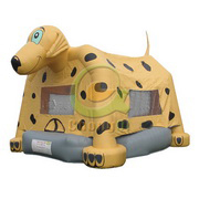 inflatable dog castle bouncer